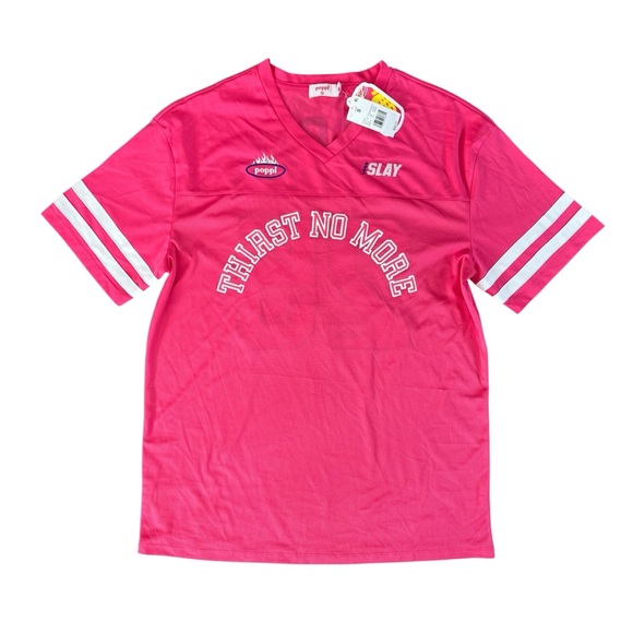 Poppi Pink 'Thirst No More' Oversized Jersey - Picture 3 of 12